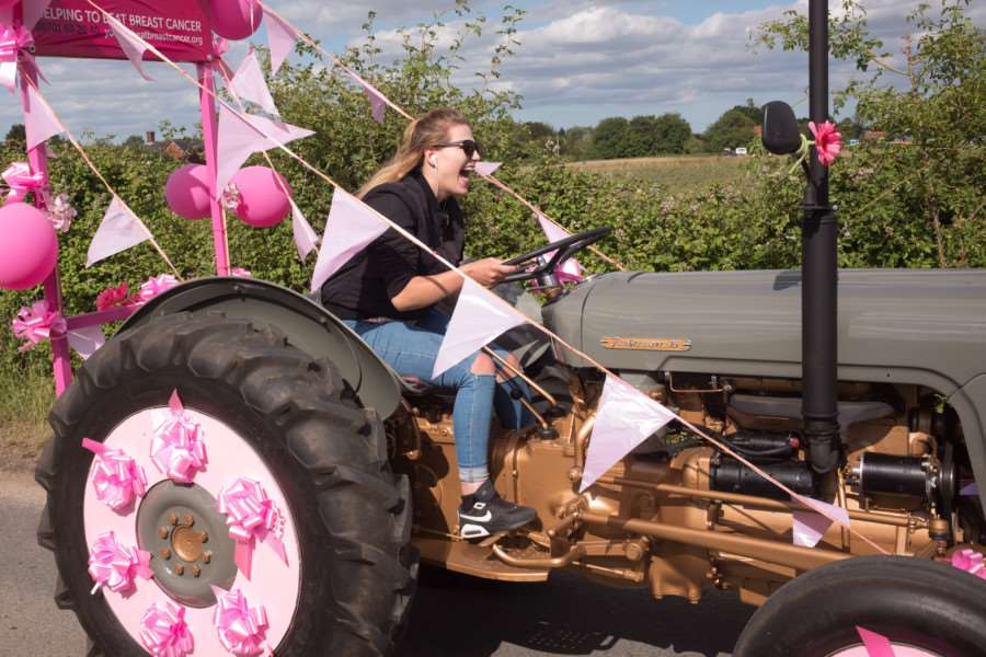 The Pink Ladies Tractor Road Run 2017. Photo: Jonathan Slack.