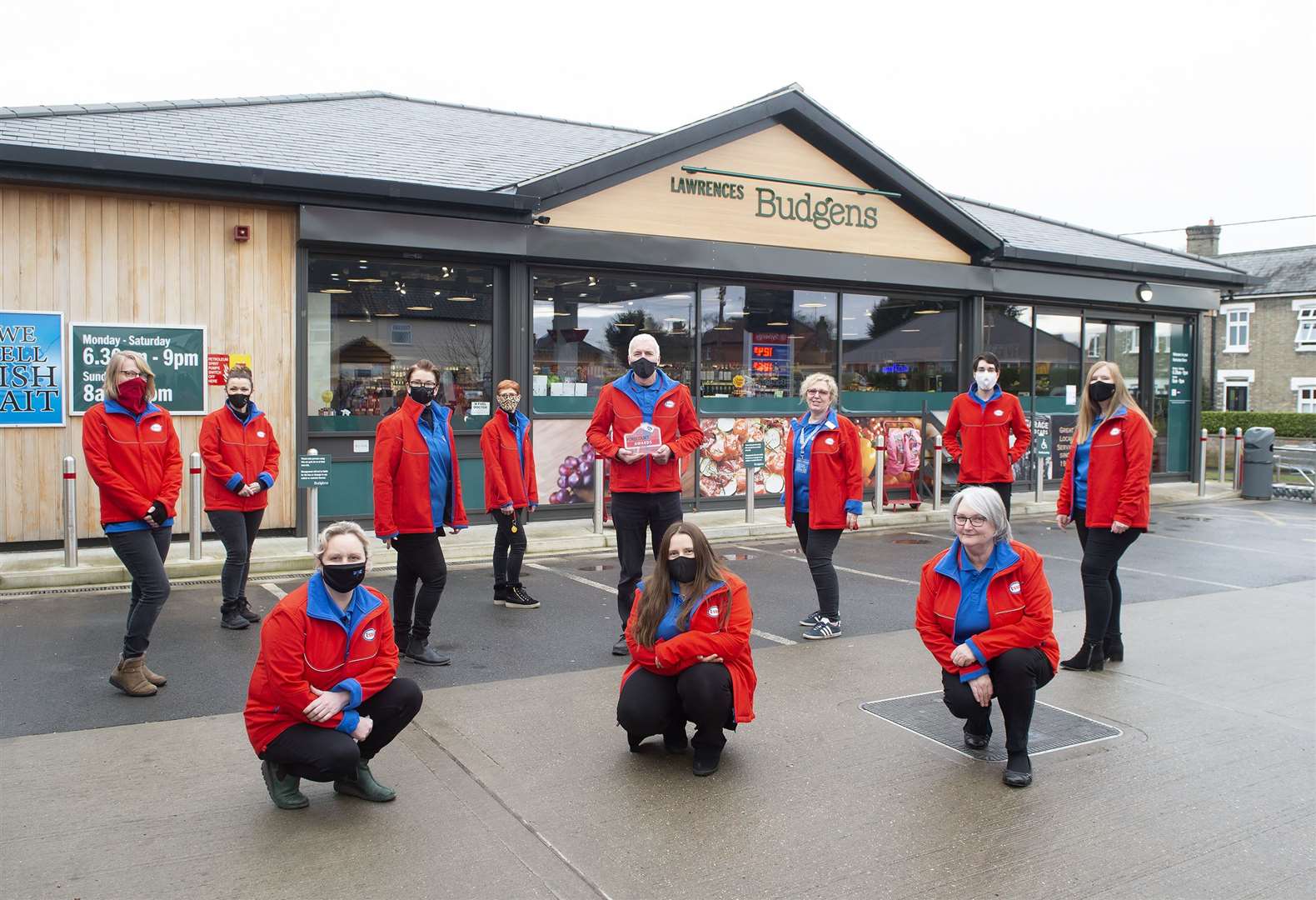 Staff at Budgens petrol station in Harleston have tanked the community for their patience throughout the crisis. Picture by Mecha Morton.