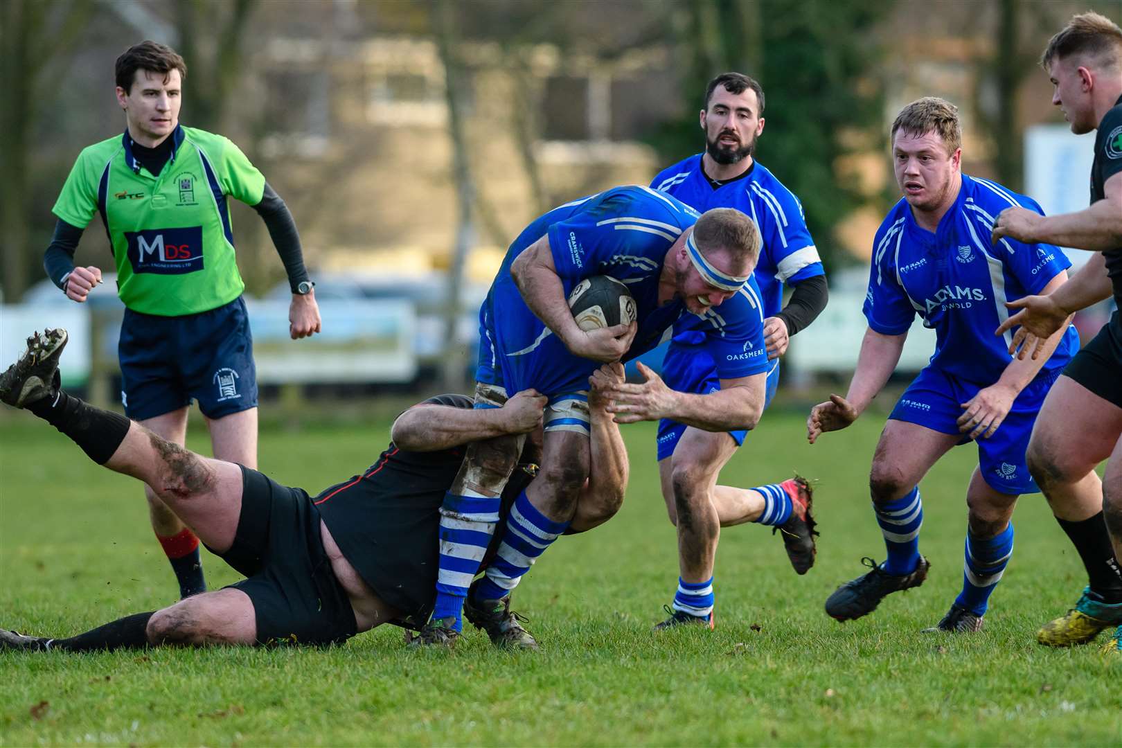 Rugby action from Diss v Rochford Hundred - Fred Precious..Picture by Mark Bullimore Photography. (6622512)