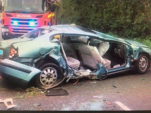 Pictures: South Norfolk Police, who assisted at the incident.