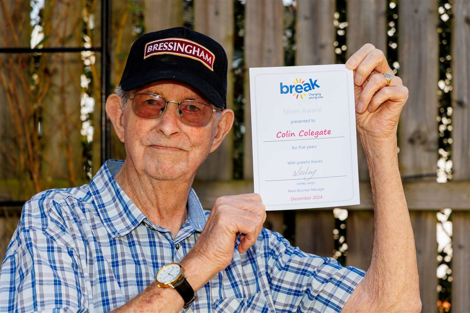 Colin Colegate still volunteers, despite turning 90 this week.Pictures: Mark Bullimore