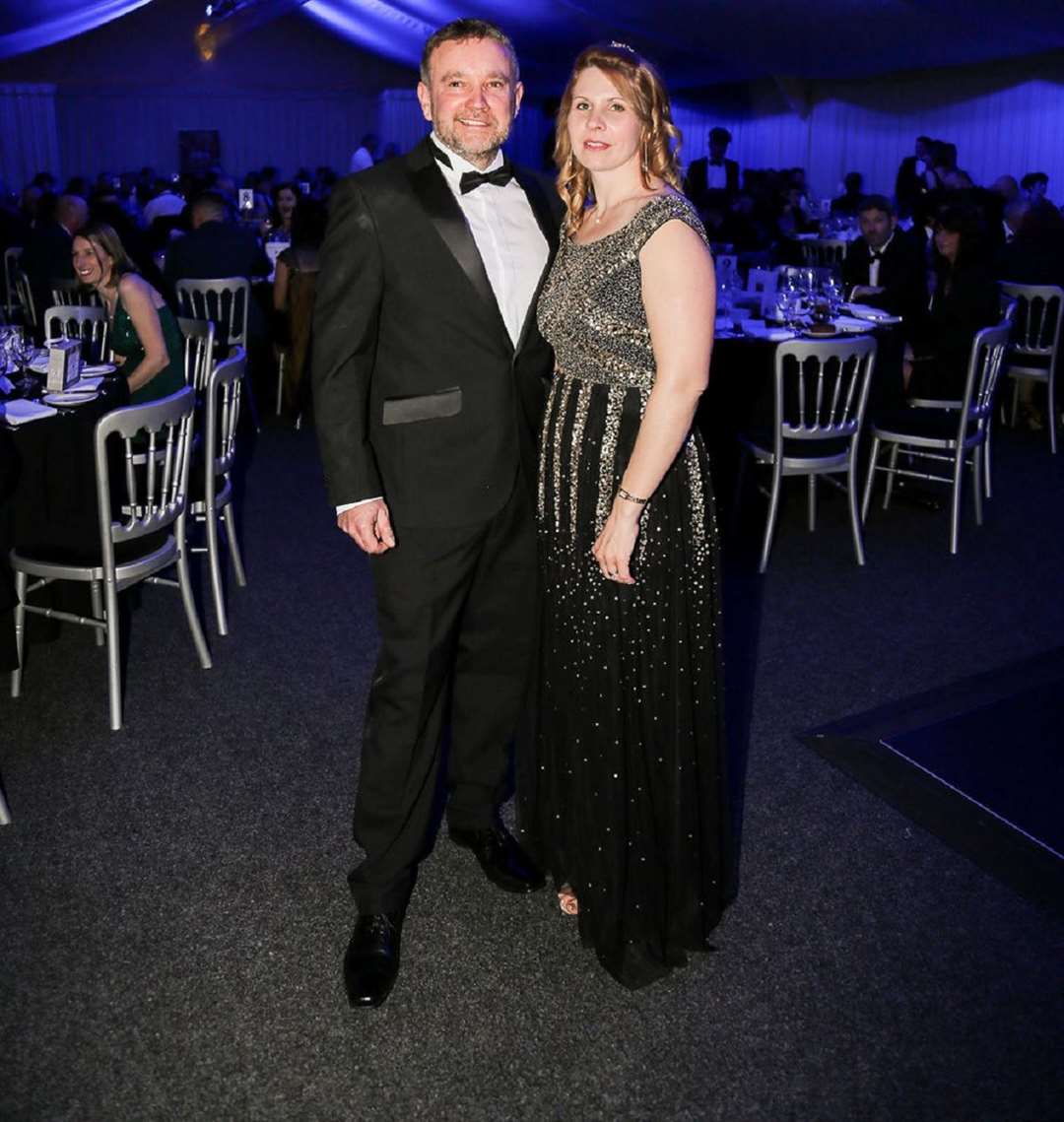 Susie and Justin Thorndyke at the 2020 fund-raising ball in aid of EACH. Pictures: EACH