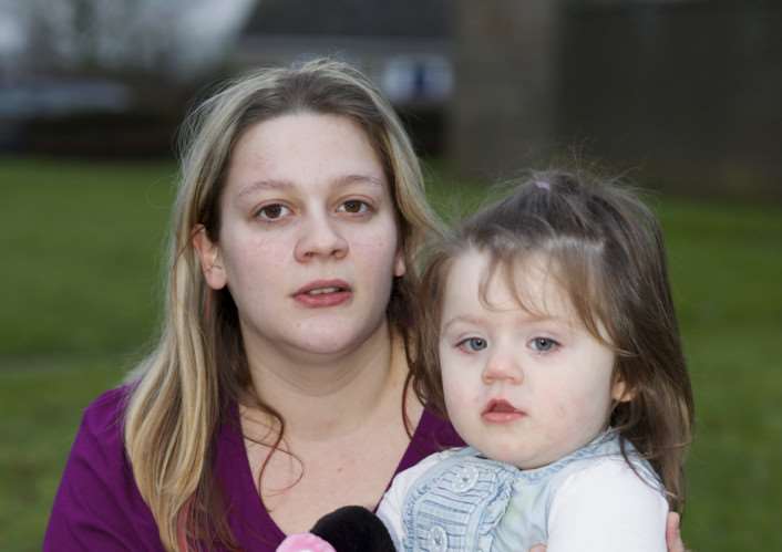 Wortwell, Norfolk. Lucie Oakes who's unhappy with the midwife service being withdrawn from the Harleston Medical Centre ANL-141217-163755001