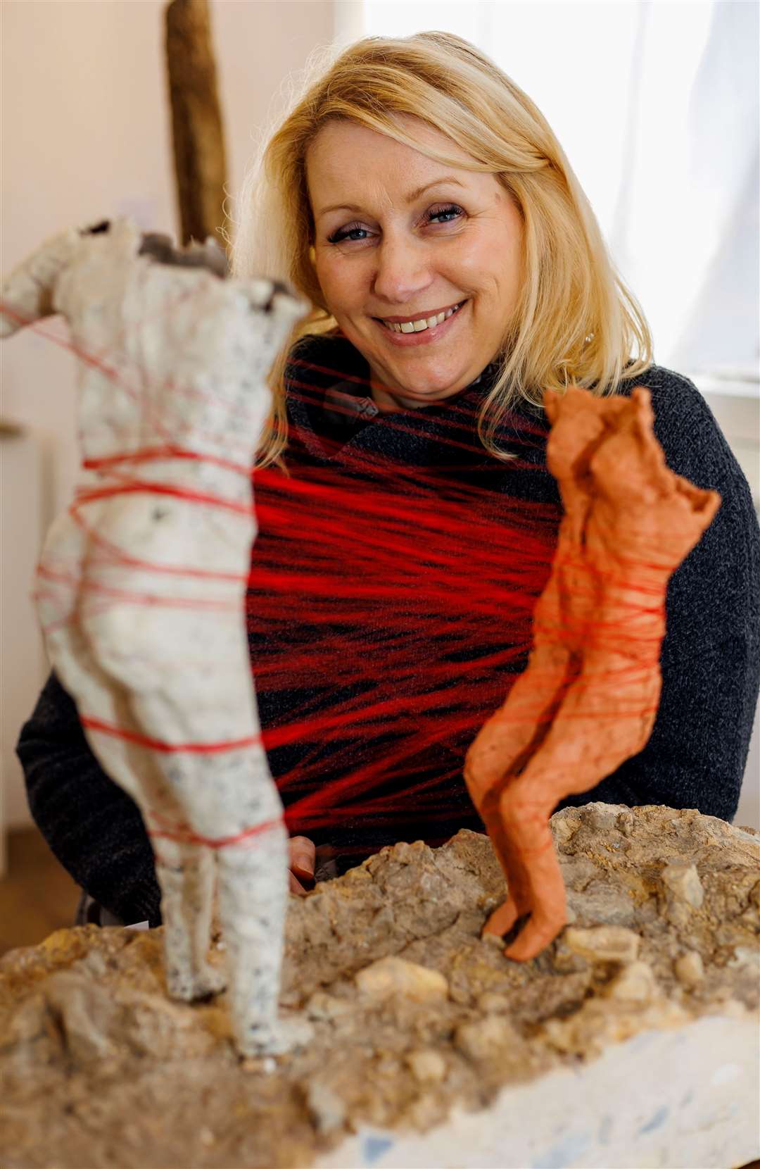Keeley Chapman, of Keeley Chapman Ceramics, who is part of the South Breckland trail of Norfolk Open Studios. Mark Bullimore