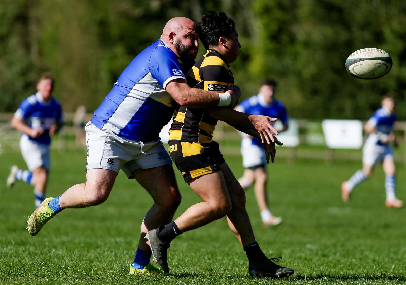 Matt ‘Ox’ Richards in action during his 500th first XV game for Diss Picture: Mark Bullimore