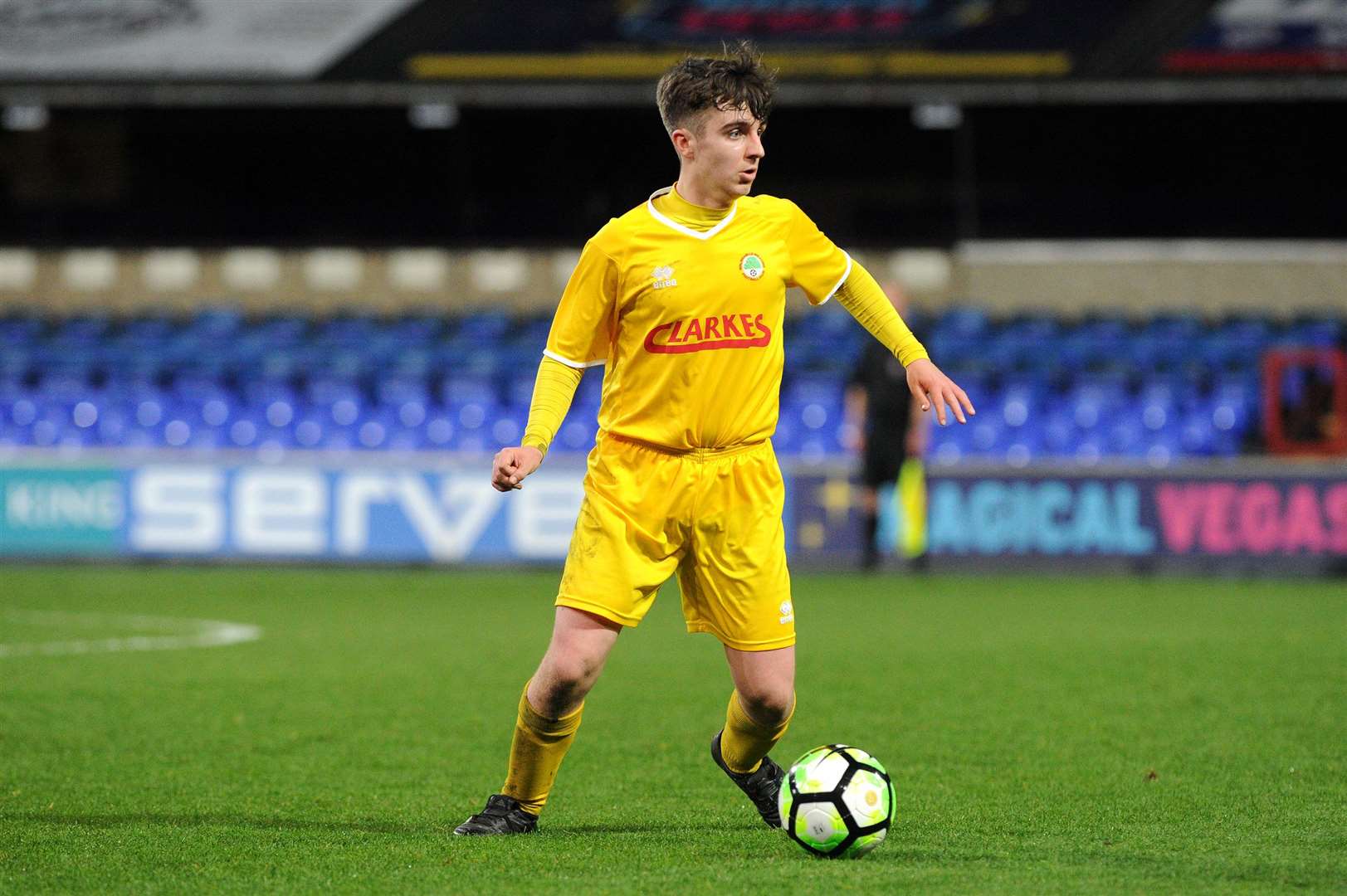 FOOTBALL - Suffolk U18 Midweek Cup final - AFC Sudbury v Walsham Le Willows..Pictured: Will Stobbart (W)....PICTURE: Mecha Morton... (9985574)