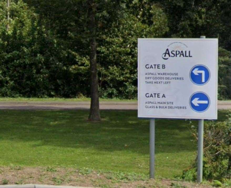 Entrance To The Aspall Site. Picture Google Maps