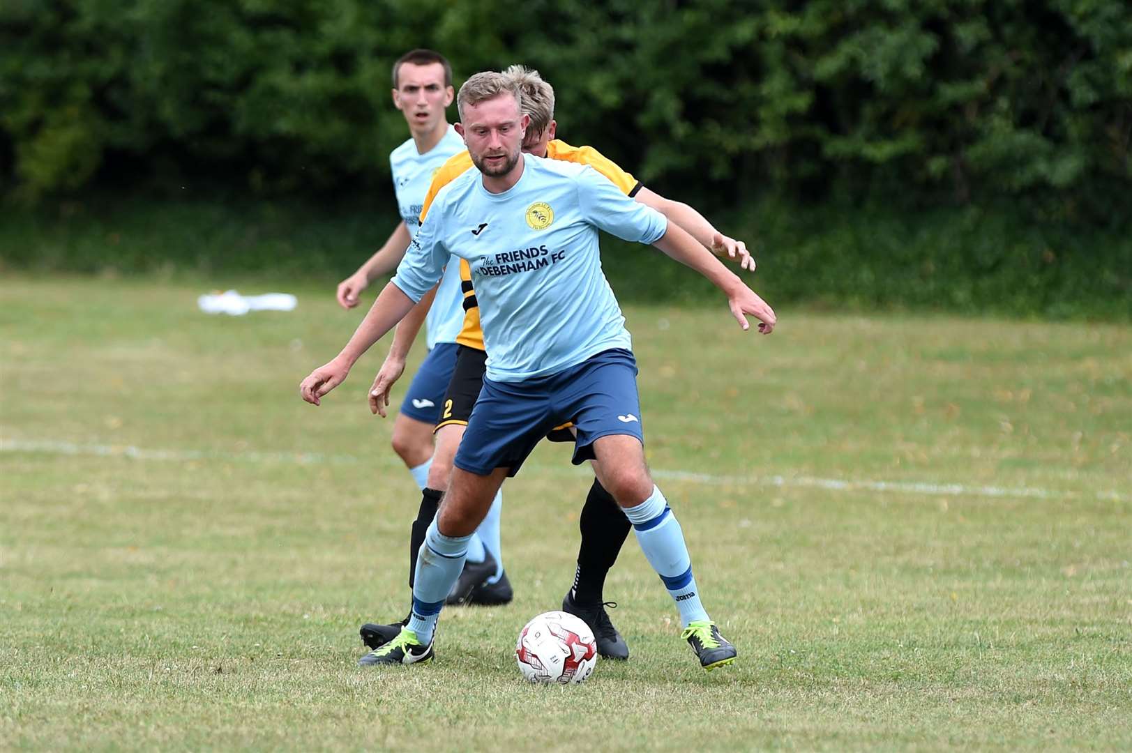 FOOTBALL - Friendly Mildenhall Town v Debenham (Matt Aldis)....PICTURE: Mecha Morton.. (39935097)