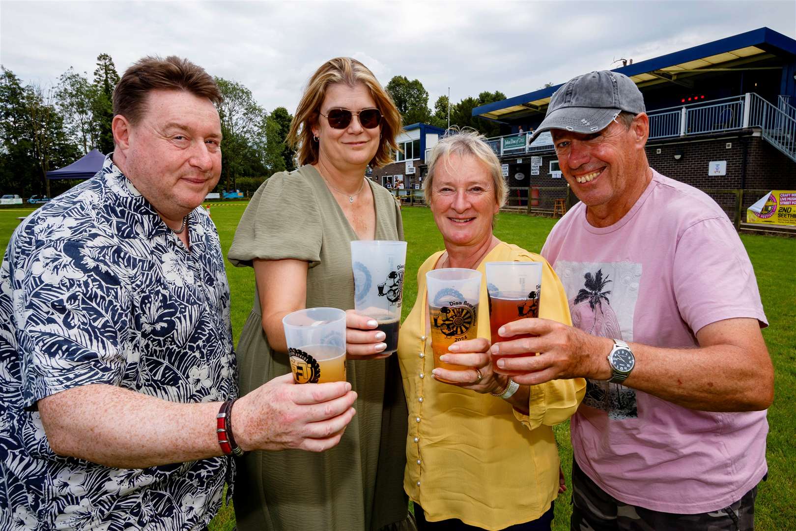 Steve Humble, Lyns Humble, Liz Jones and Sean Crook. Picture: Mark Bullimore