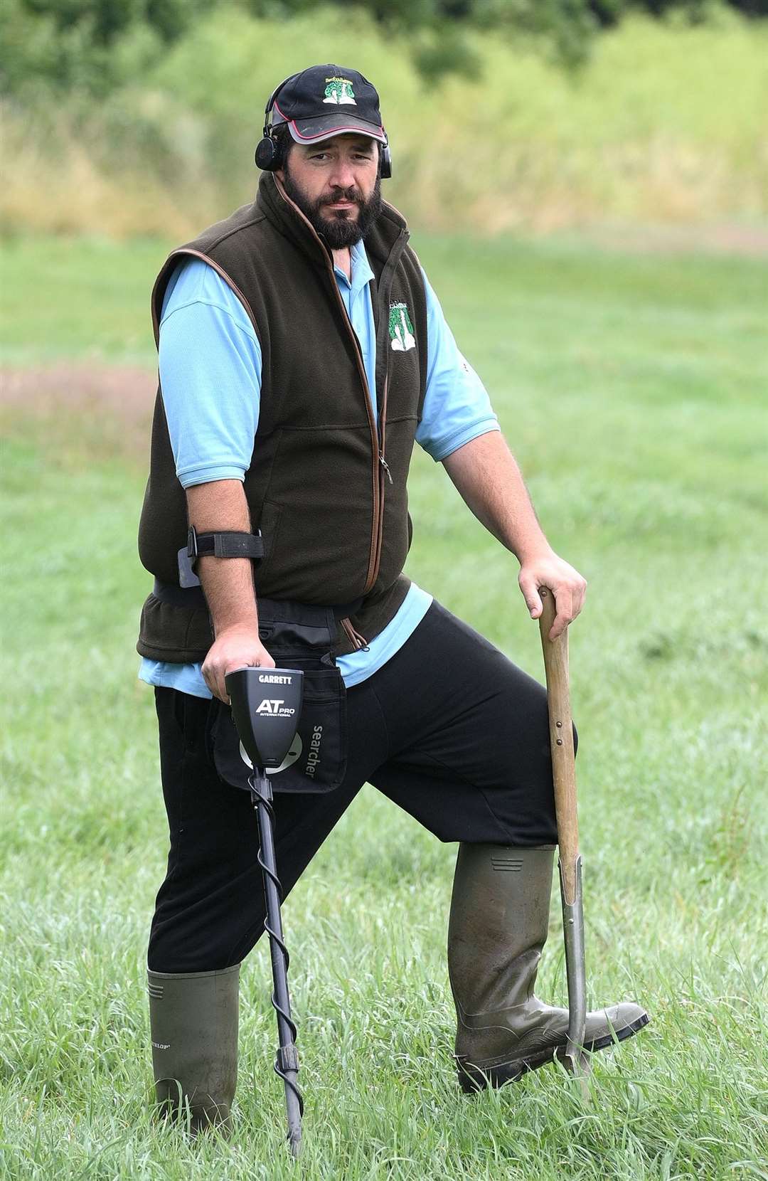 Robert Turrell recently found a gold Roman coin while out metal detecting and it is to be auctioned off at Noonan's in Mayfair this month with a guide price of £4,00 to £5,000. Picture: Mecha Morton