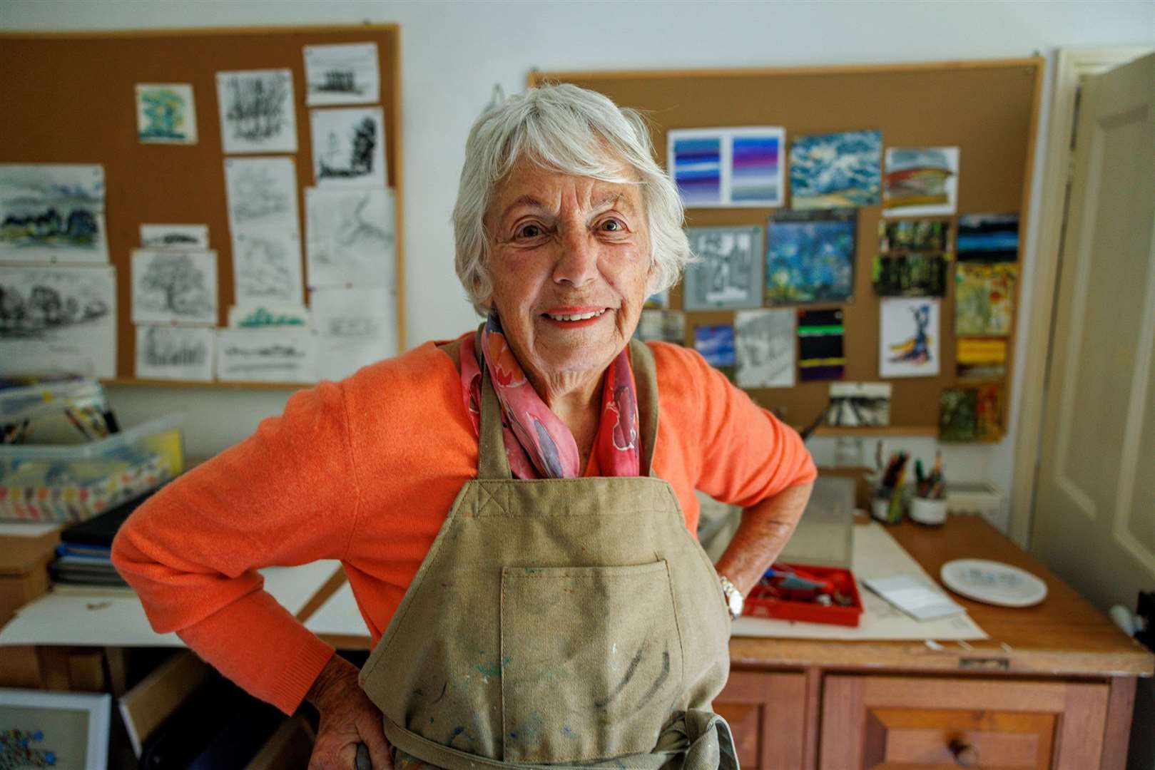 Artist Mary Lowden was one of the artists set to take part in this year’s event. Picture: Luke Witcomb