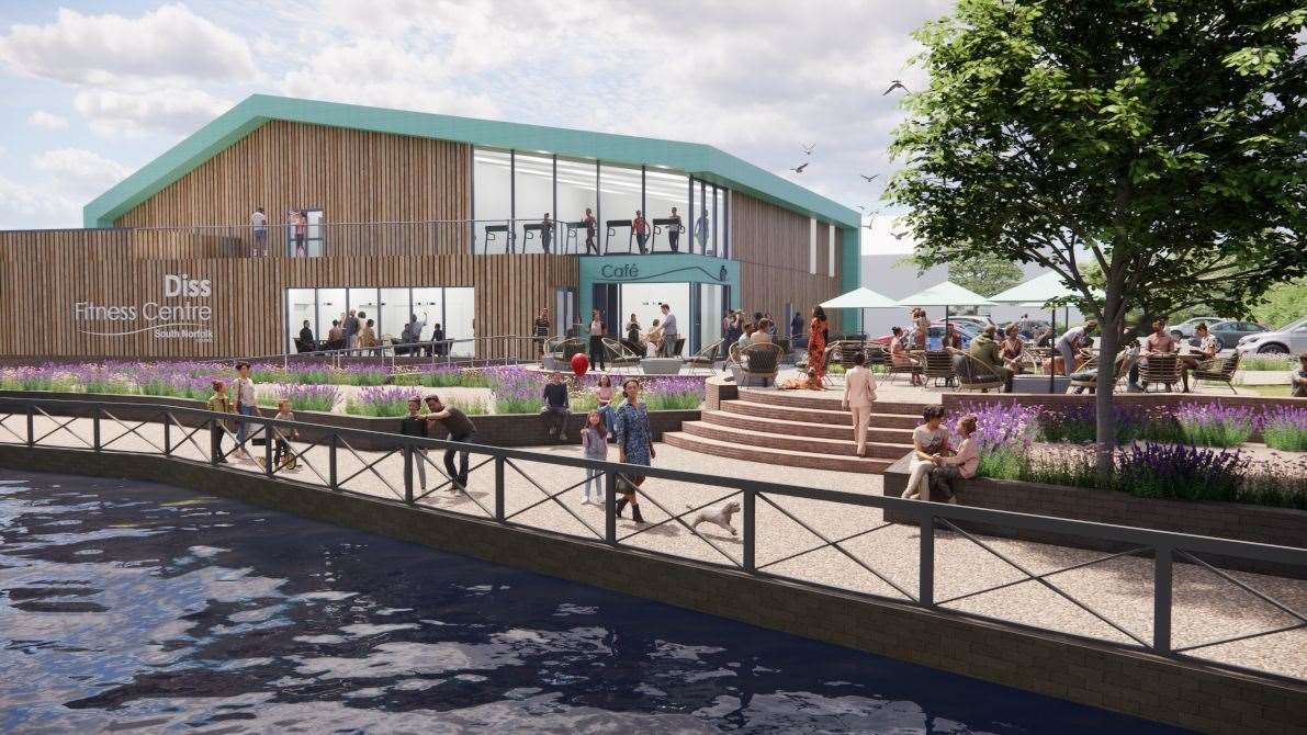 An artist's impression of what the Diss Fitness Centre could look like. Picture: South Norfolk Council