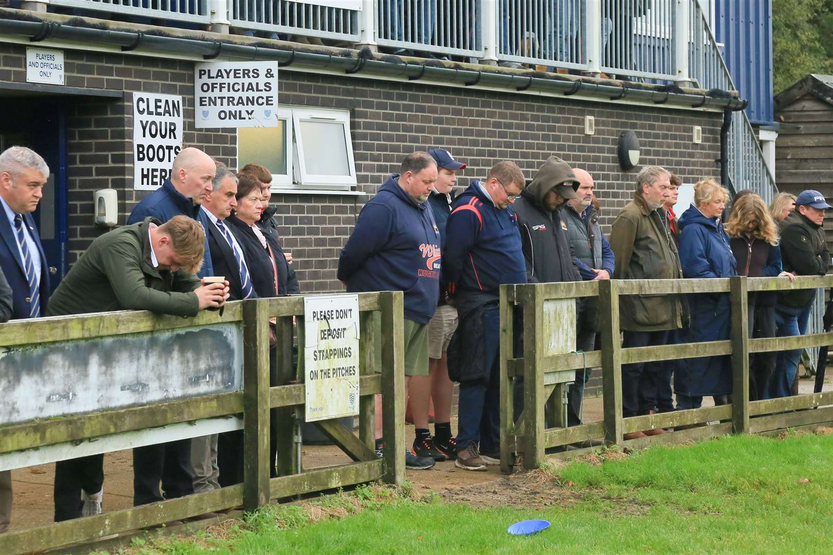 Diss fans paid their respects to Arturas Rudys Picture: Gary Donnison