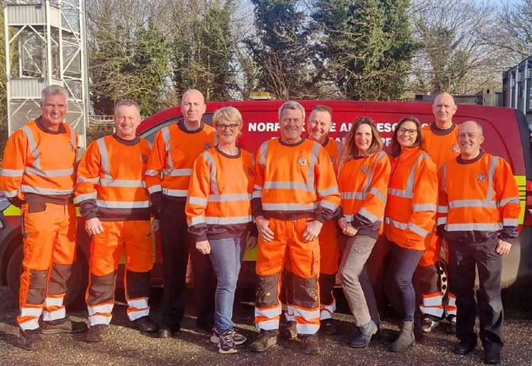 Norfolk fire team set to start 90-mile charity hike from town