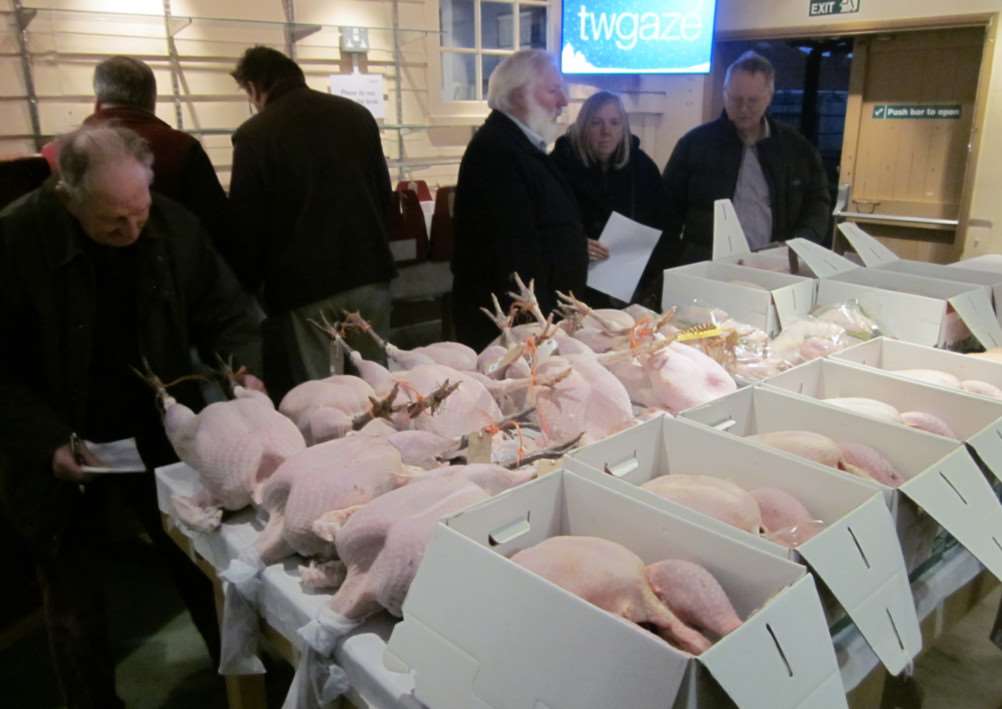 Christmas Poultry Show and Sale at TW Gaze, Diss - December 2014
