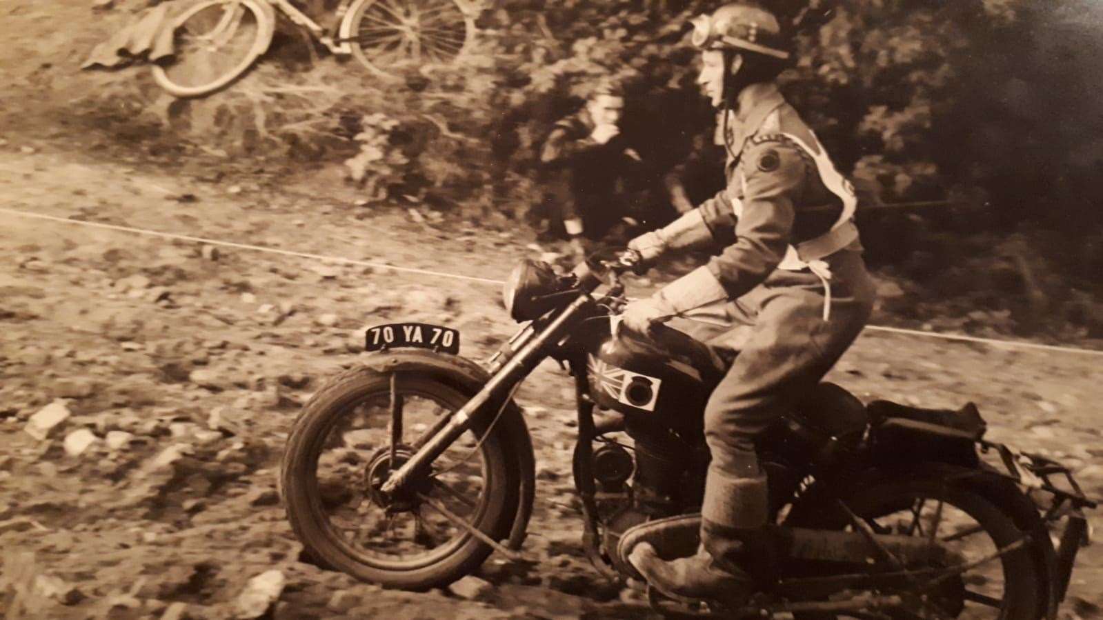 Michael Bavin in his army days.