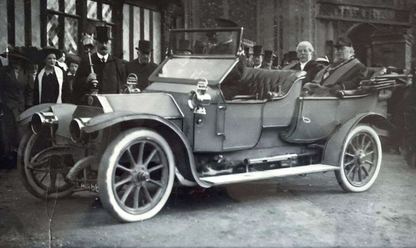 The Tacon family's 1910 Bianchi Tourer. Picture submitted