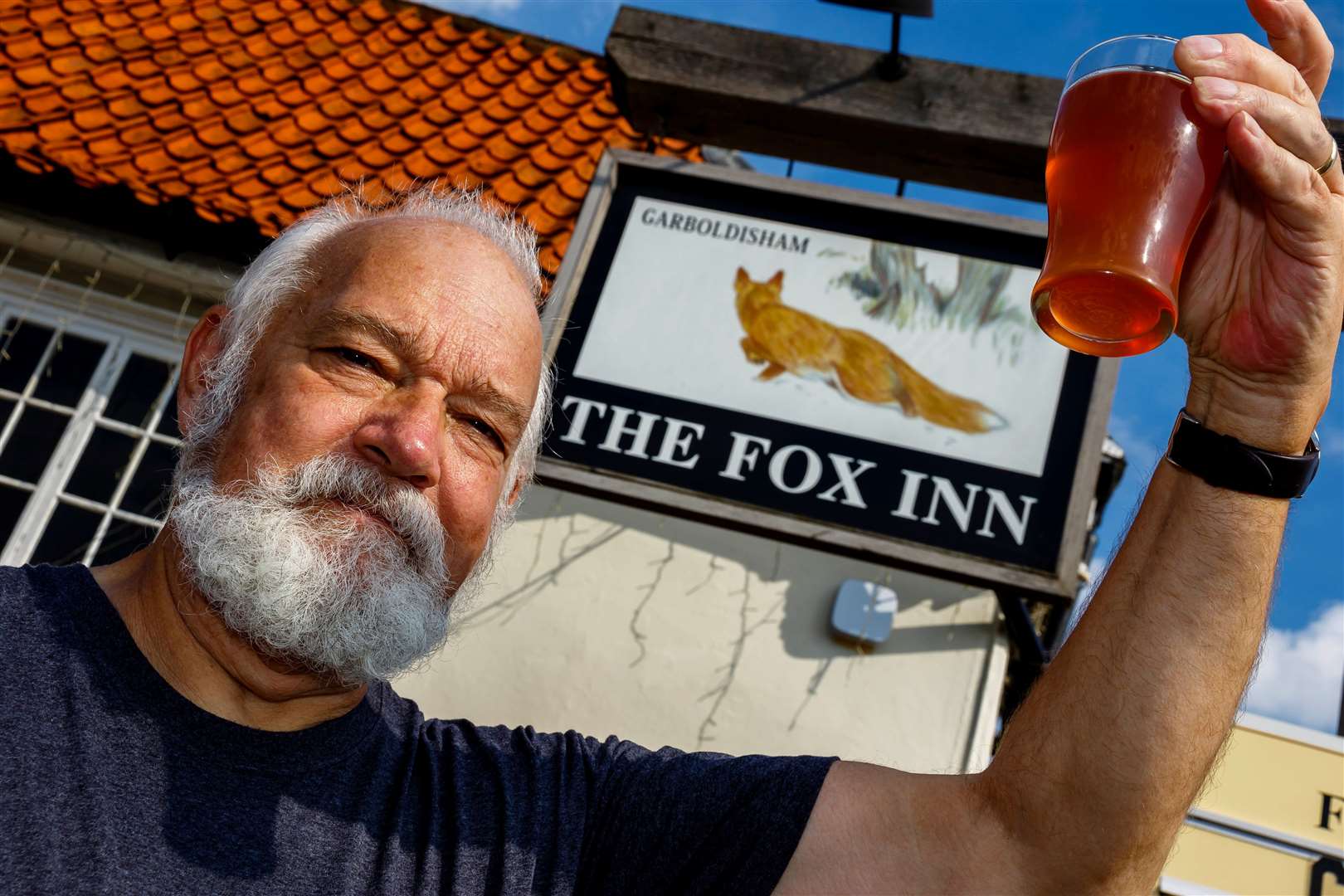 The Fox Inn, Garboldisham is up for Pub of the Year in the East of England section of the awards. Picture: Mark Bullimore