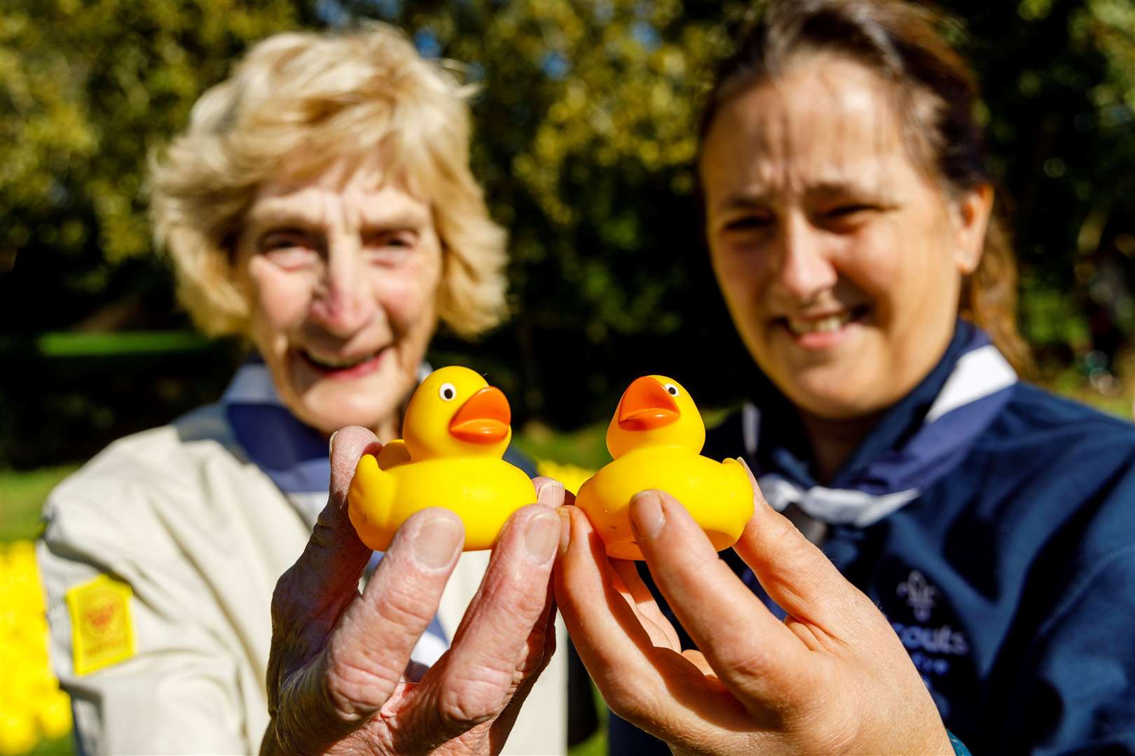 Joan Norman and Juliet Grimes. Picture: Mark Bullimore