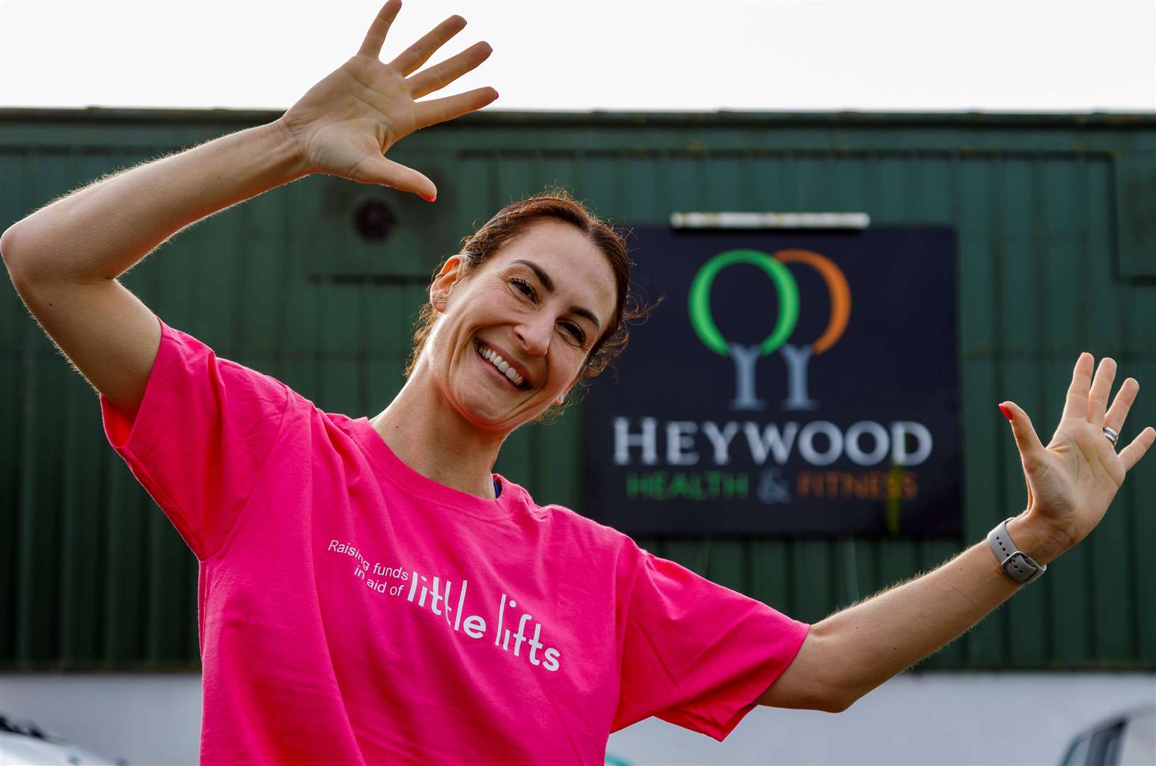 Diss, Norfolk, 27/01/2024Amy Bobbins is doing a fitness fundraiser for Little Lifts on Sunday, which she now volunteers for after they supported her during breast cancer treatment a little over a year ago.Picture: Mark Bullimore Photography 2024