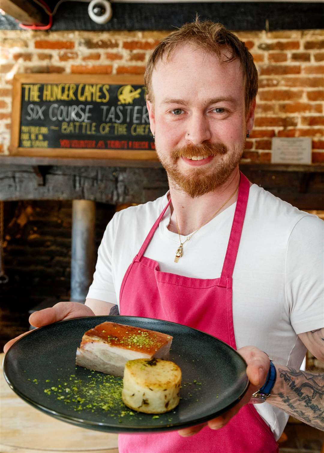 Head chef Lee Spinks. Picture: Mark Bullimore
