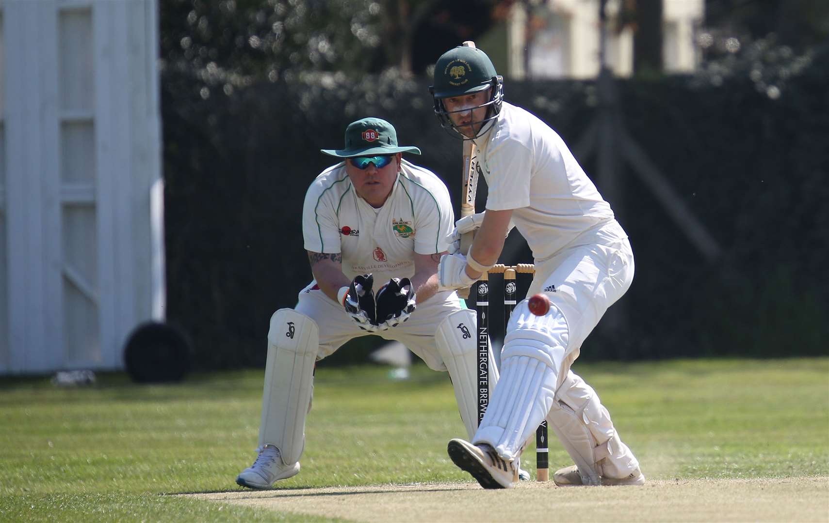 Long Melford v Walsham Le Willows - Liam Bryant bats for Walsham Le Willows.Pic - Richard Marsham.. (13573660)