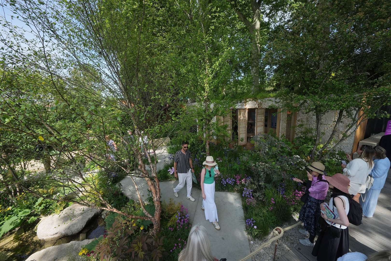 The Avanade Intelligent Garden (Yui Mok/PA)