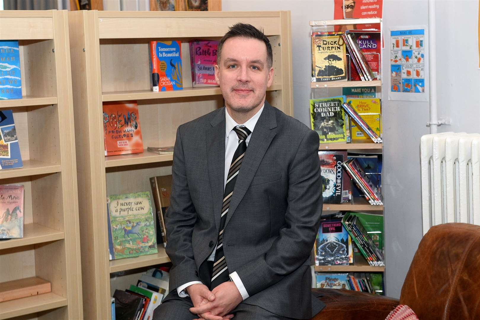 Sam Stopps is the new headteacher at Diss High School. Picture: Mecha Morton