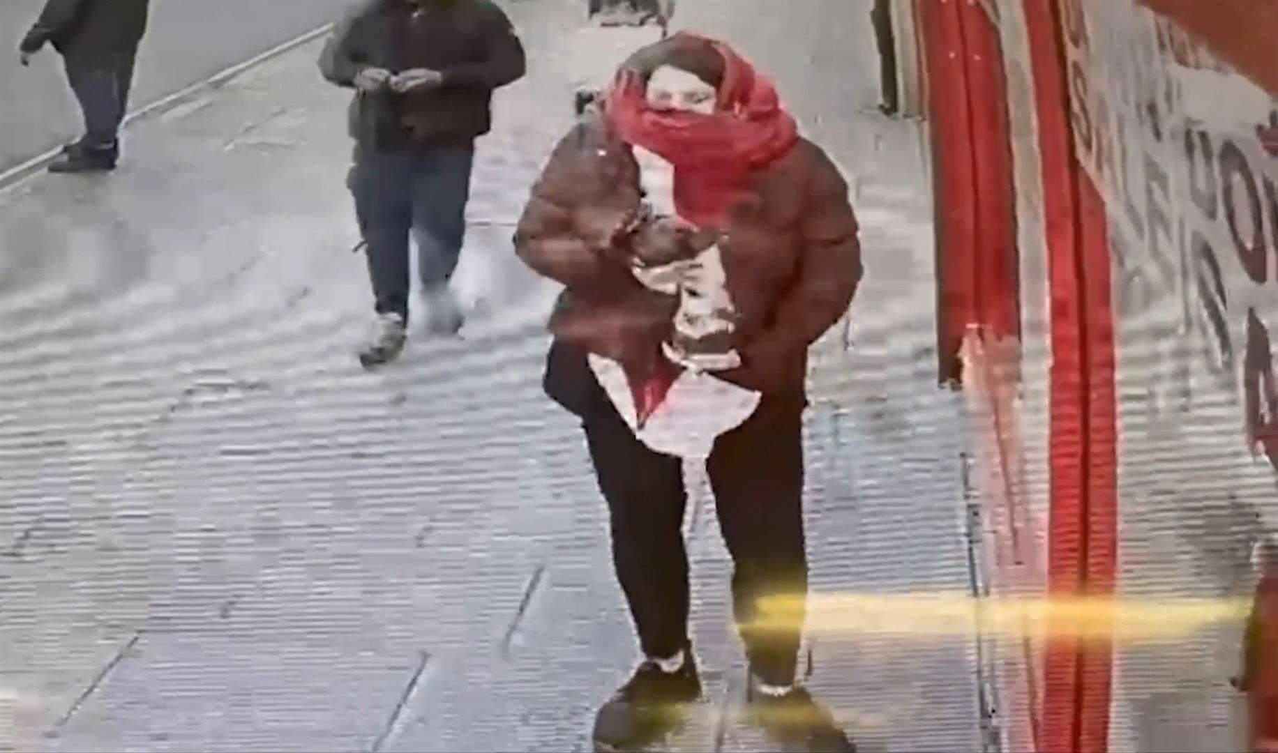 It is alleged that Victoria was inadequately clothed in a babygrow and that Constance Marten had got wet as she carried the baby underneath her coat (Metropolitan Police/PA)