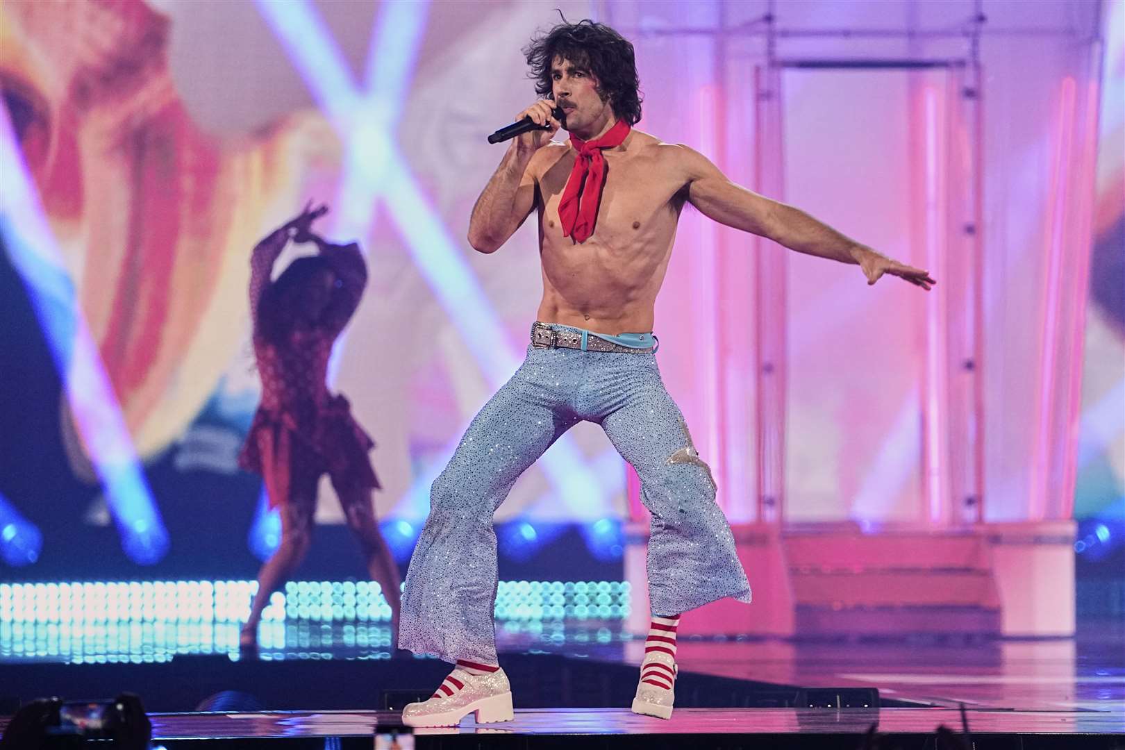 Go-Jo from Australia at Eurovision (Martin Meissner/AP)