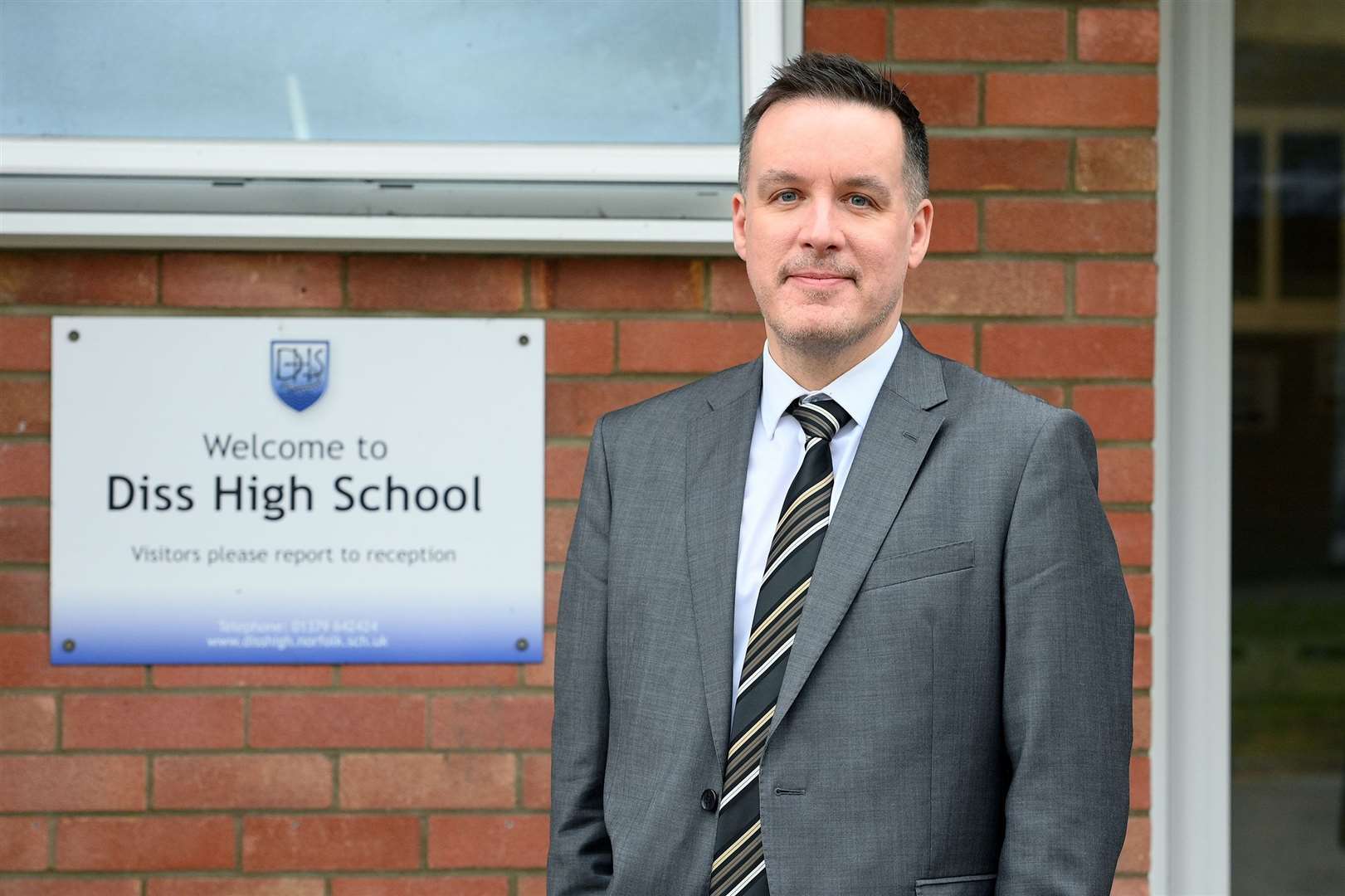 Sam Stopps, the headteacher of Diss High School. Picture: Mecha Morton