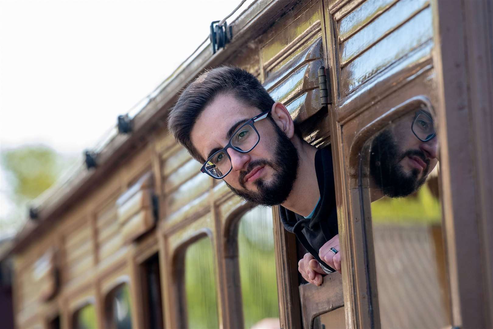 Jake Lay got his train fix.