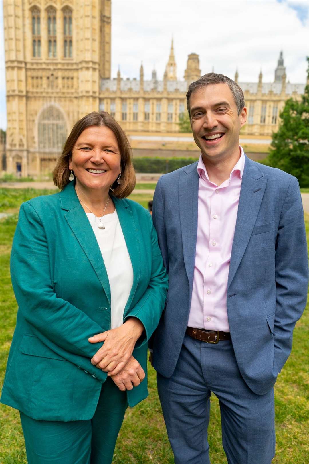 Green Party MPs Ellie Chowns and Adrian Ramsay. Picture: Green Party
