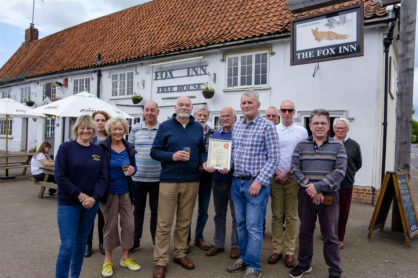 The Fox Inn has another awards nomination, following its CAMRA cider certificate last year.