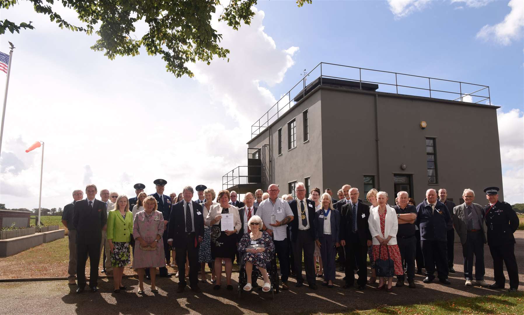 Museum volunteers and supporters with the QAVS award. Picture: Contributed