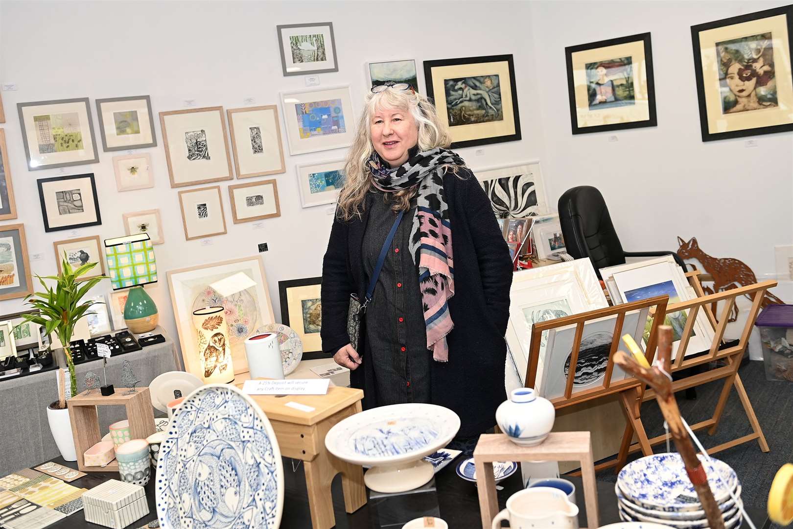 Octagon Crafts gallery opened recently in Diss and is run by Annette Rolston