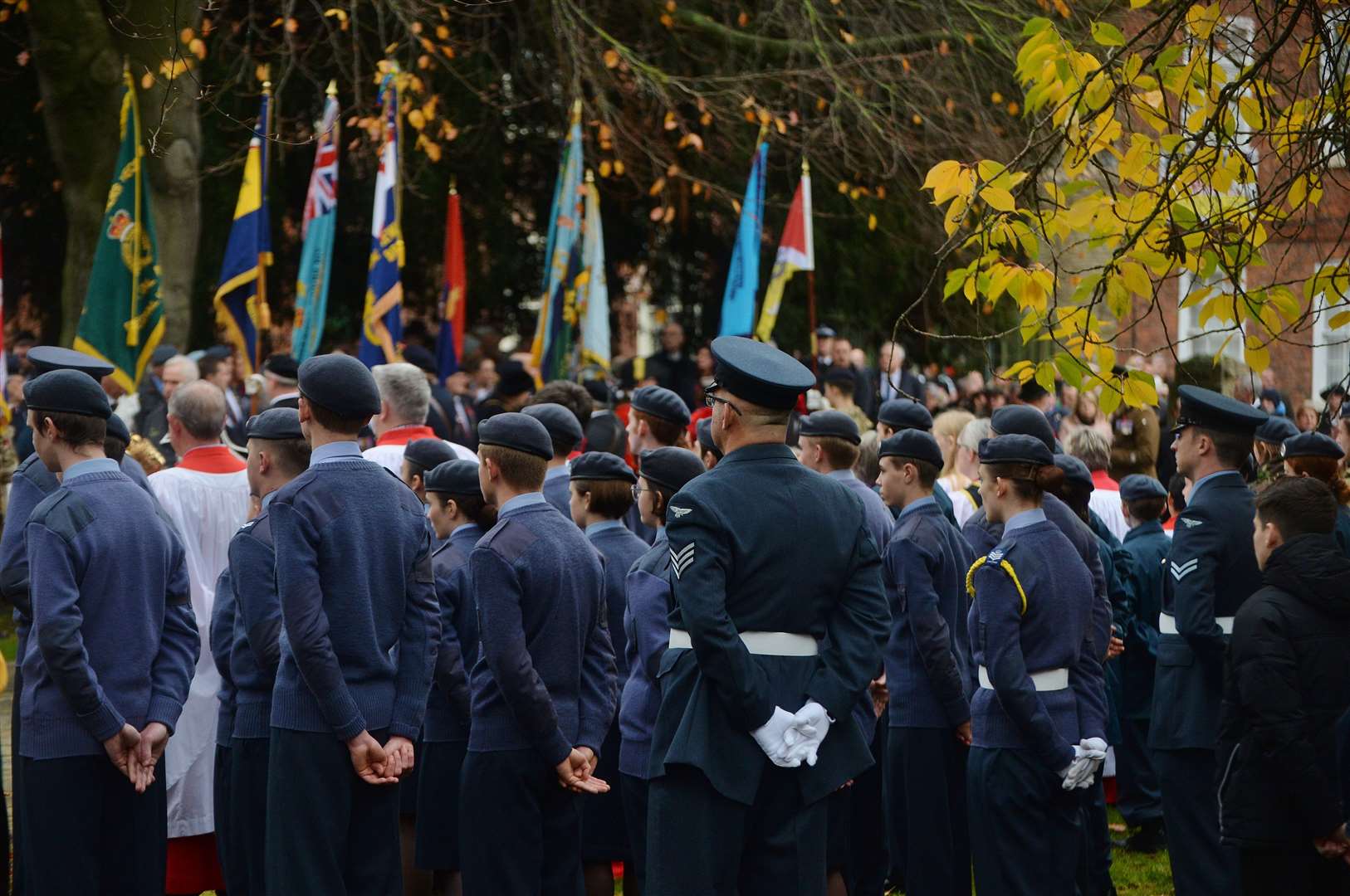 Armed forces honoured with services.