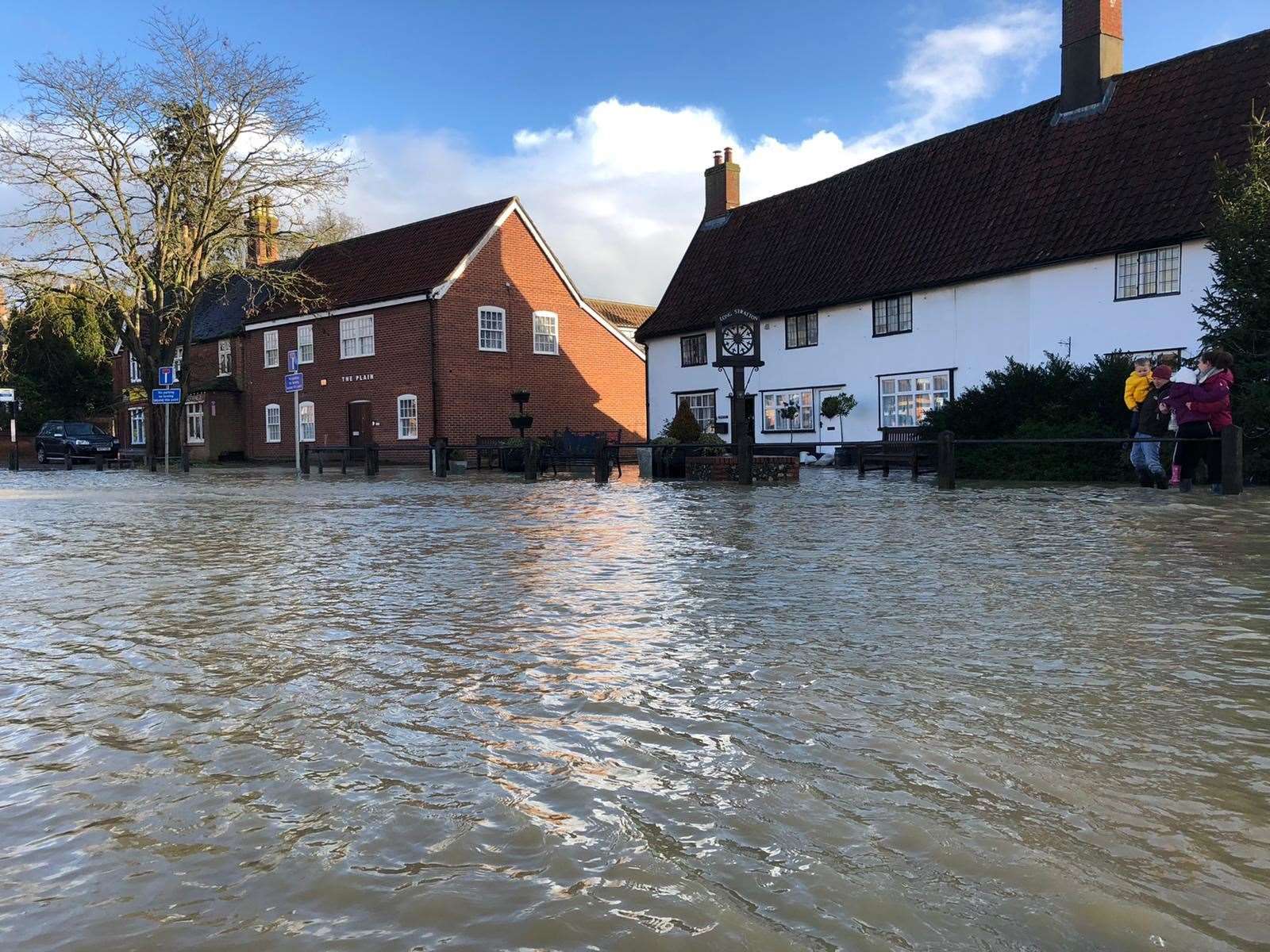 Long Stratton was hit by severe flooding on Christmas Eve last year. (52558654)