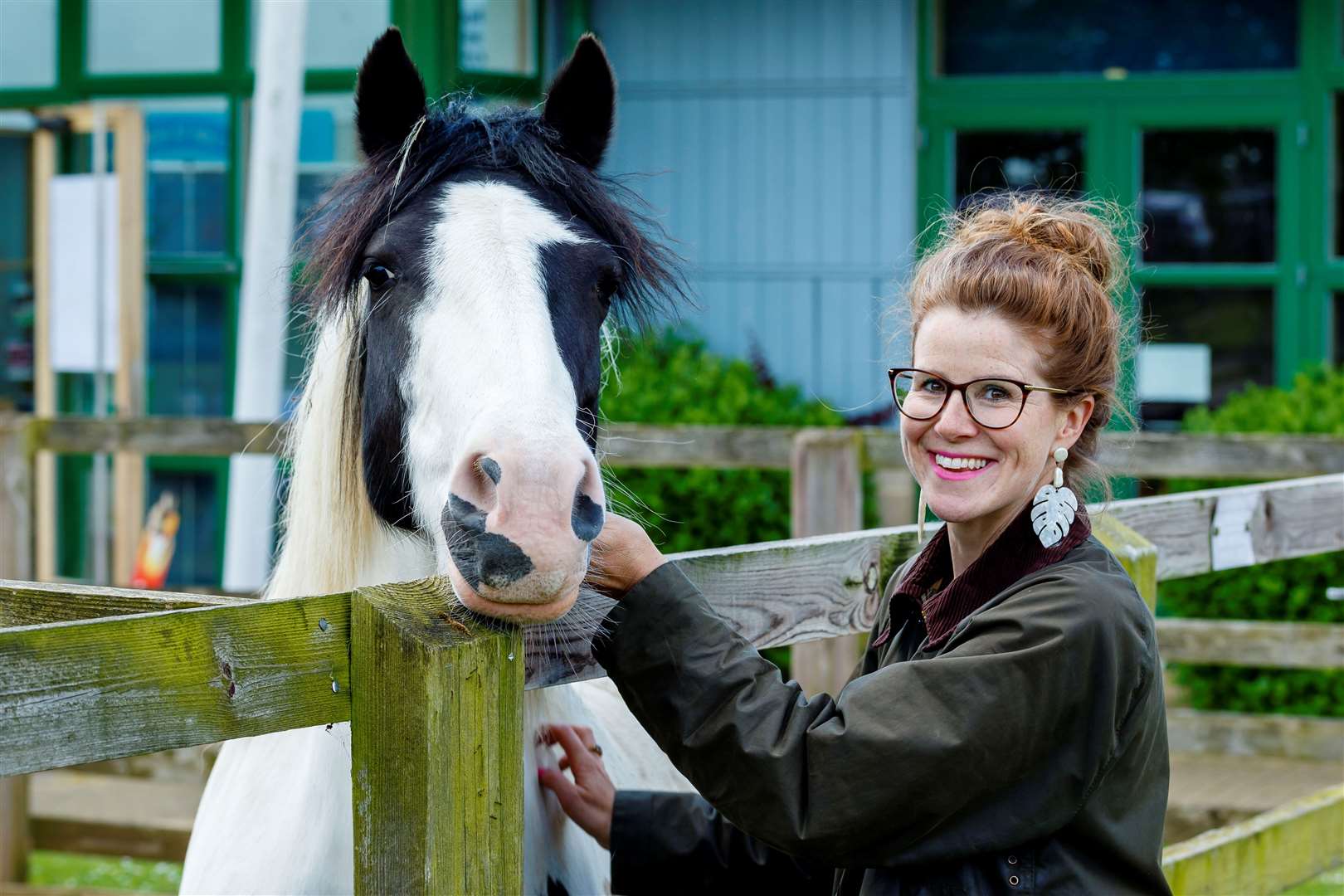 Kate Royall with Annushka. Picture: Mark Bullimore