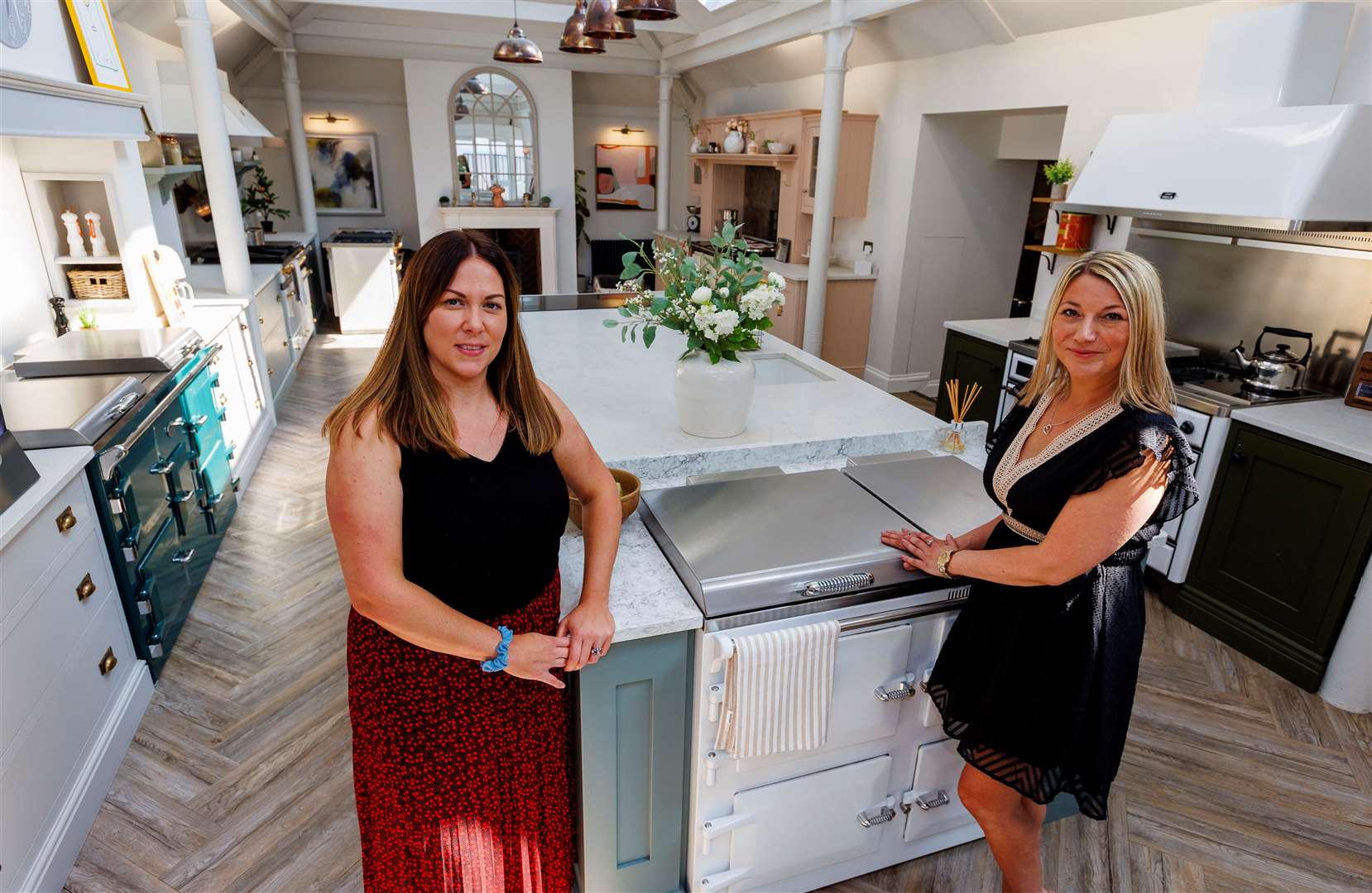 Hannah Hyde, owner, and Amy Tomlin, showroom manager, at the revamped shop. Picture Mark Bullimore