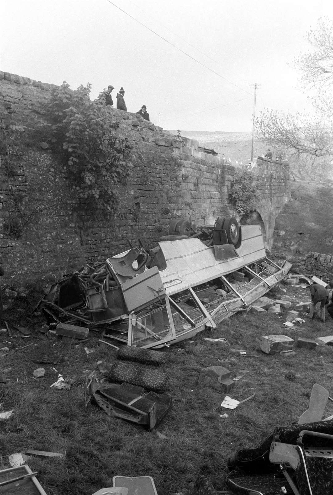 The crash at Dibble’s Bridge resulted in 33 deaths (PA Archive)
