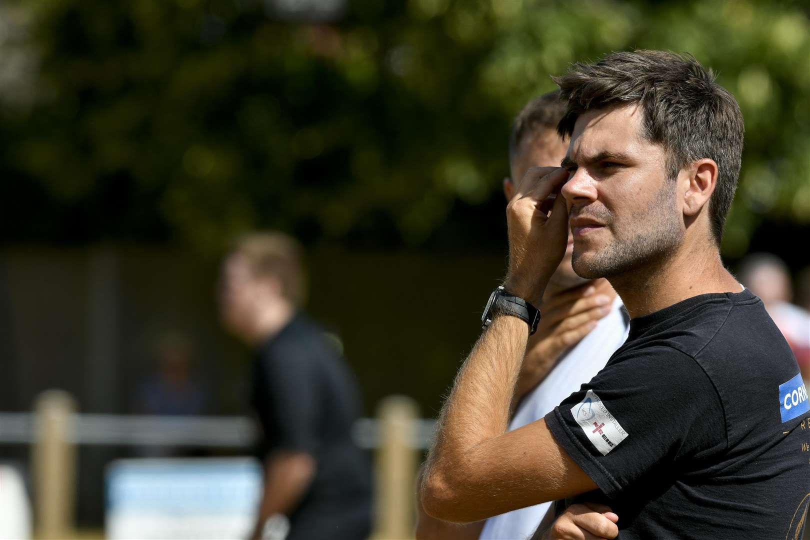 Harleston, Norfolk. 28 July 2018 ..Football action from Harleston v Kirkle..Picture by Mark Bullimore Photography. (6411042)