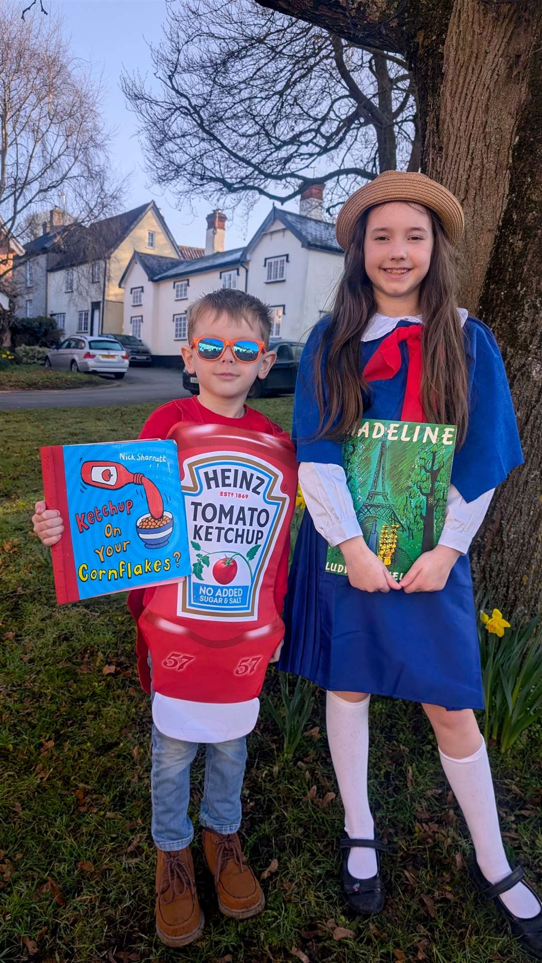 Ava Allison (10) and Elijah (six) from Stradbroke Primary School. Picture submitted
