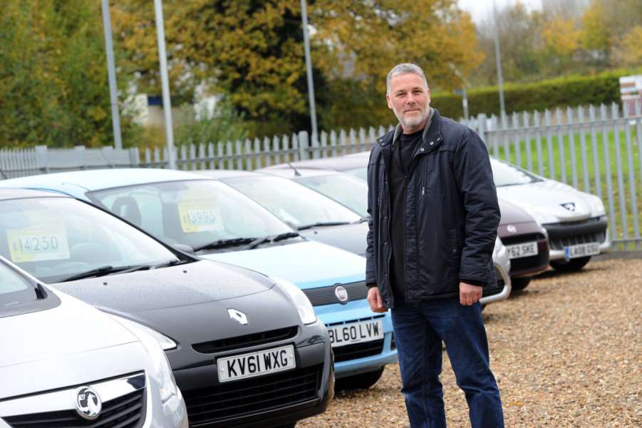 Kevin Mackie, owner, Old Forge Car Sales Diss