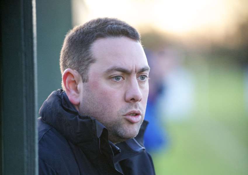 BOOTS ON: Debenham head coach Stuart Reavell was forced into action last weekend as his side lacked players
