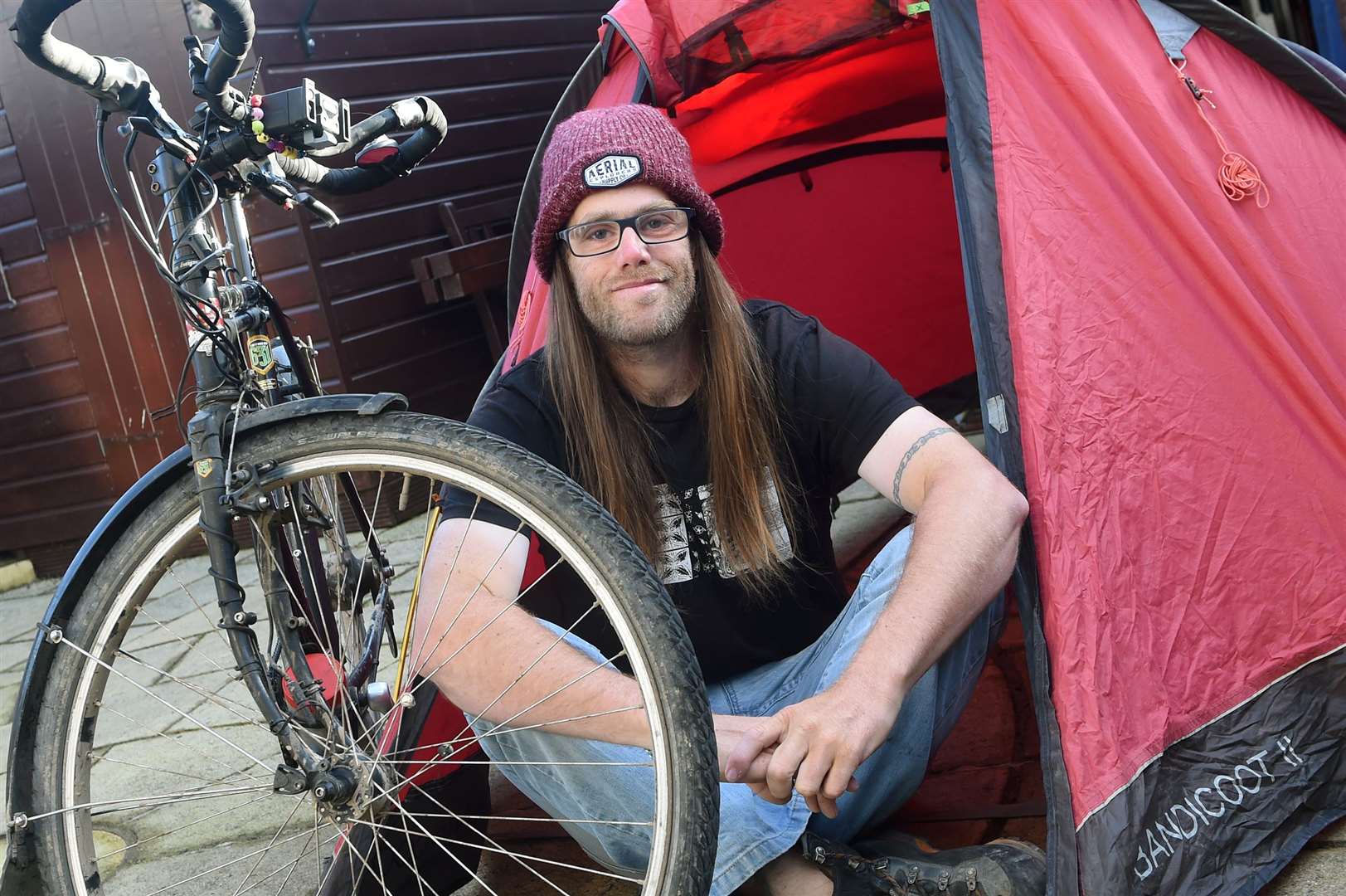 Sean Cole returned to Roydon last week, having completed his five-month tour. Picture by Mecha Morton.