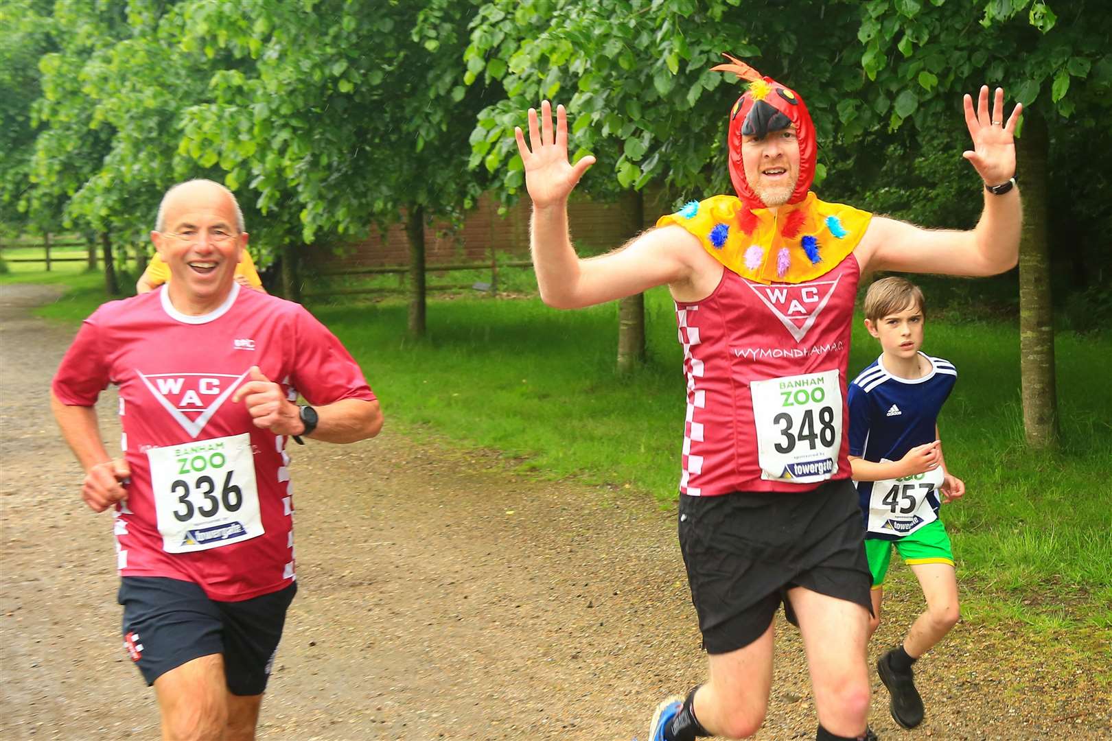 Some of the runners of the Banham Zoo 5km. Pictures: Gary Donnison