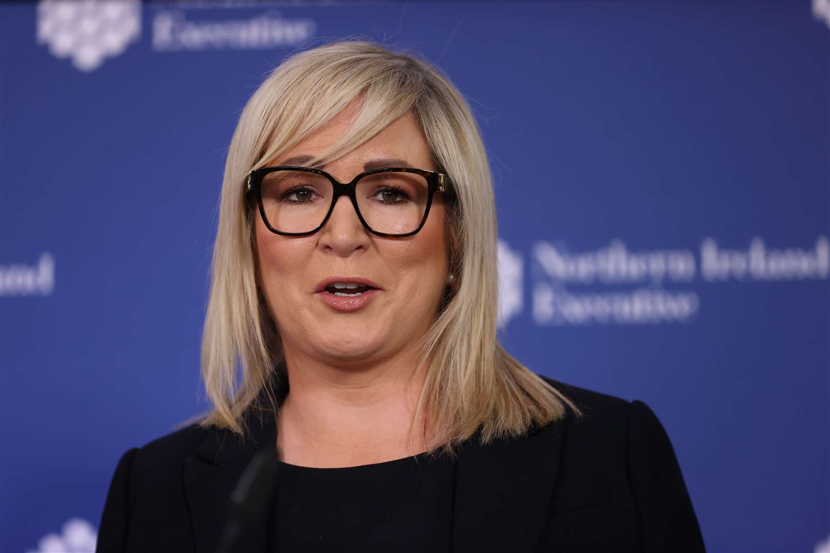 First Minister Michelle O’Neill said the Government was acting in a ‘cruel and inhumane way’ (Liam McBurney/PA)