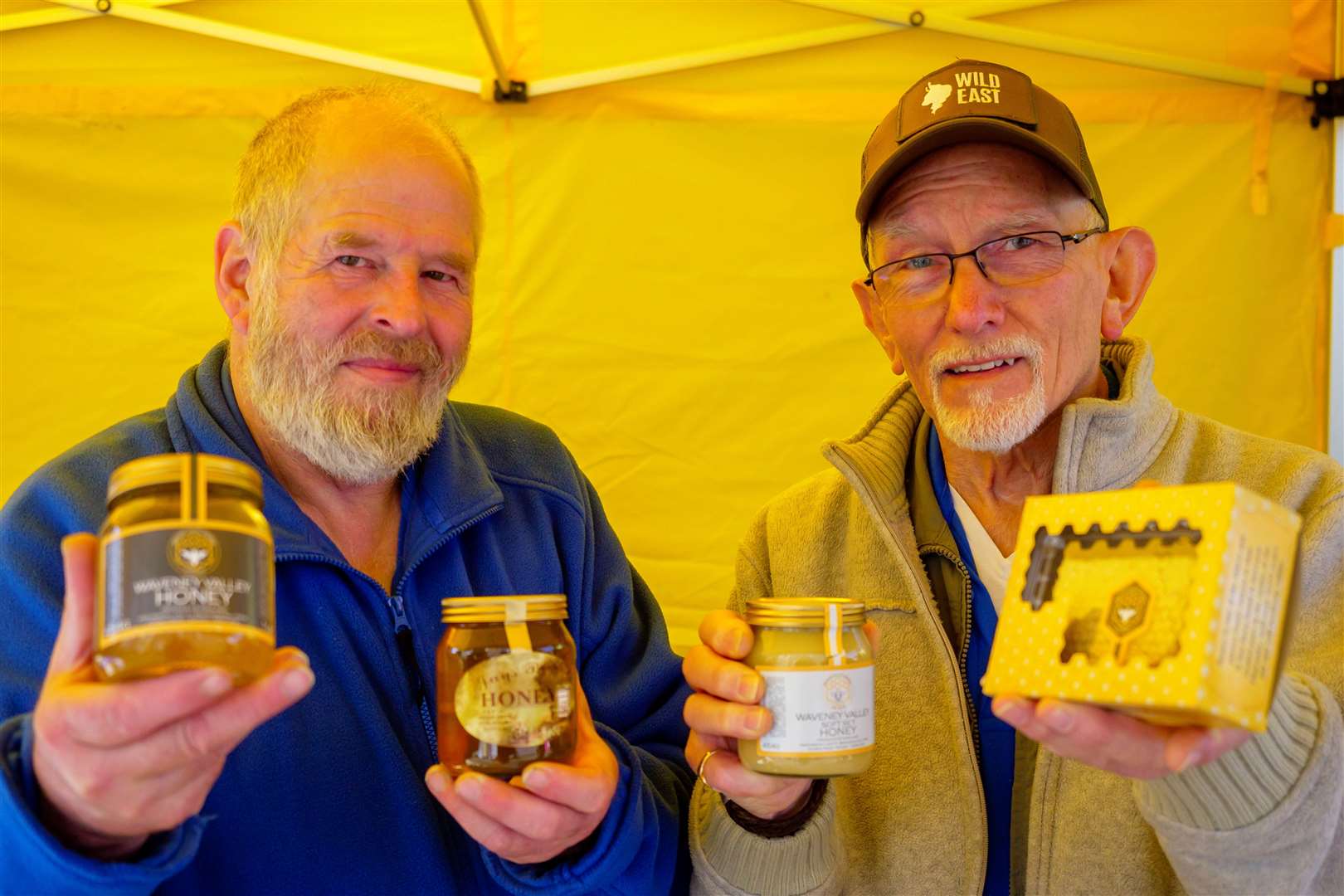 David Martin and Paul Jay of Waveney Beekeepers Group. Picture: Mark Bullimore