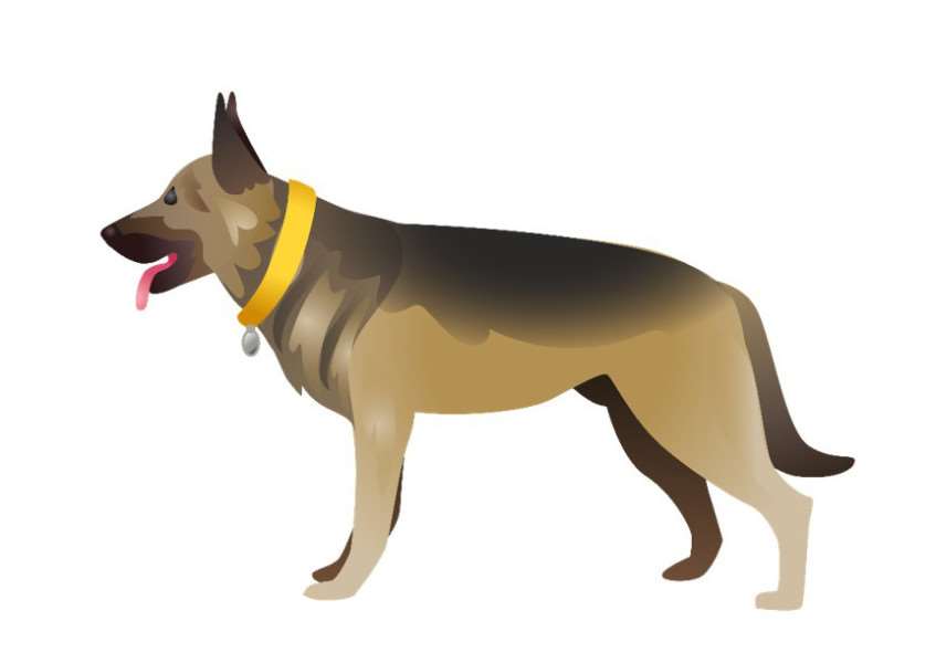 Six-year-old German Shepherd, Sasha, is the subject of a brand new emoji after the Dogs Trust launched the first ever dog emoji keyboard to represent 23 of the most popular breeds in the UK. ANL-150924-173054001